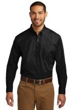 Port Authority® Tall Long Sleeve Carefree Poplin Shirt Dress Shirt